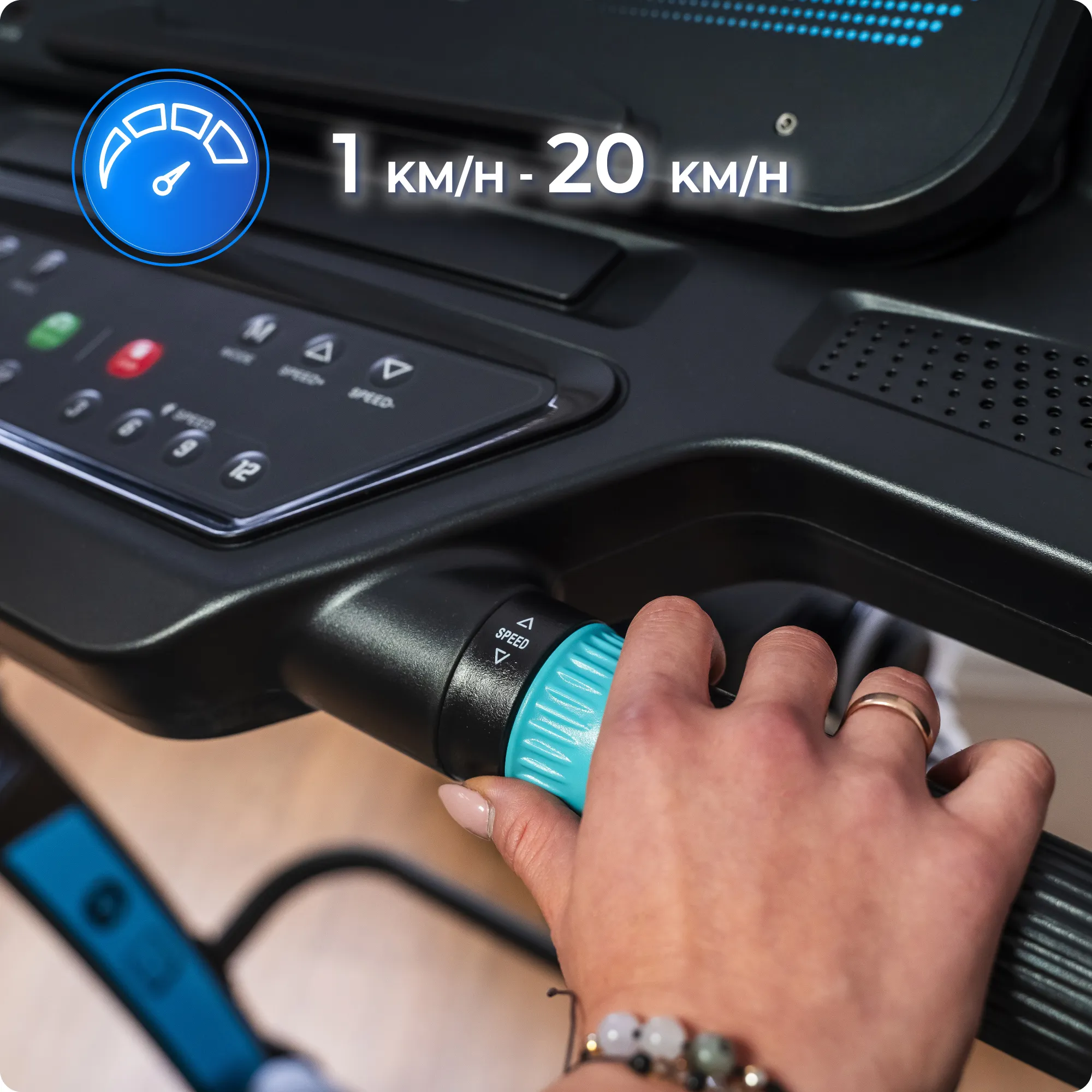 Sebesség és pulzus vezérlés