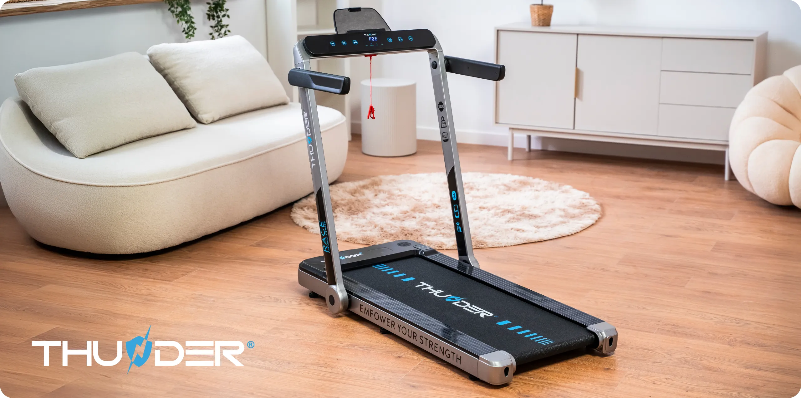 THUNDER PHENOM-S-BLACK villanyfutópad