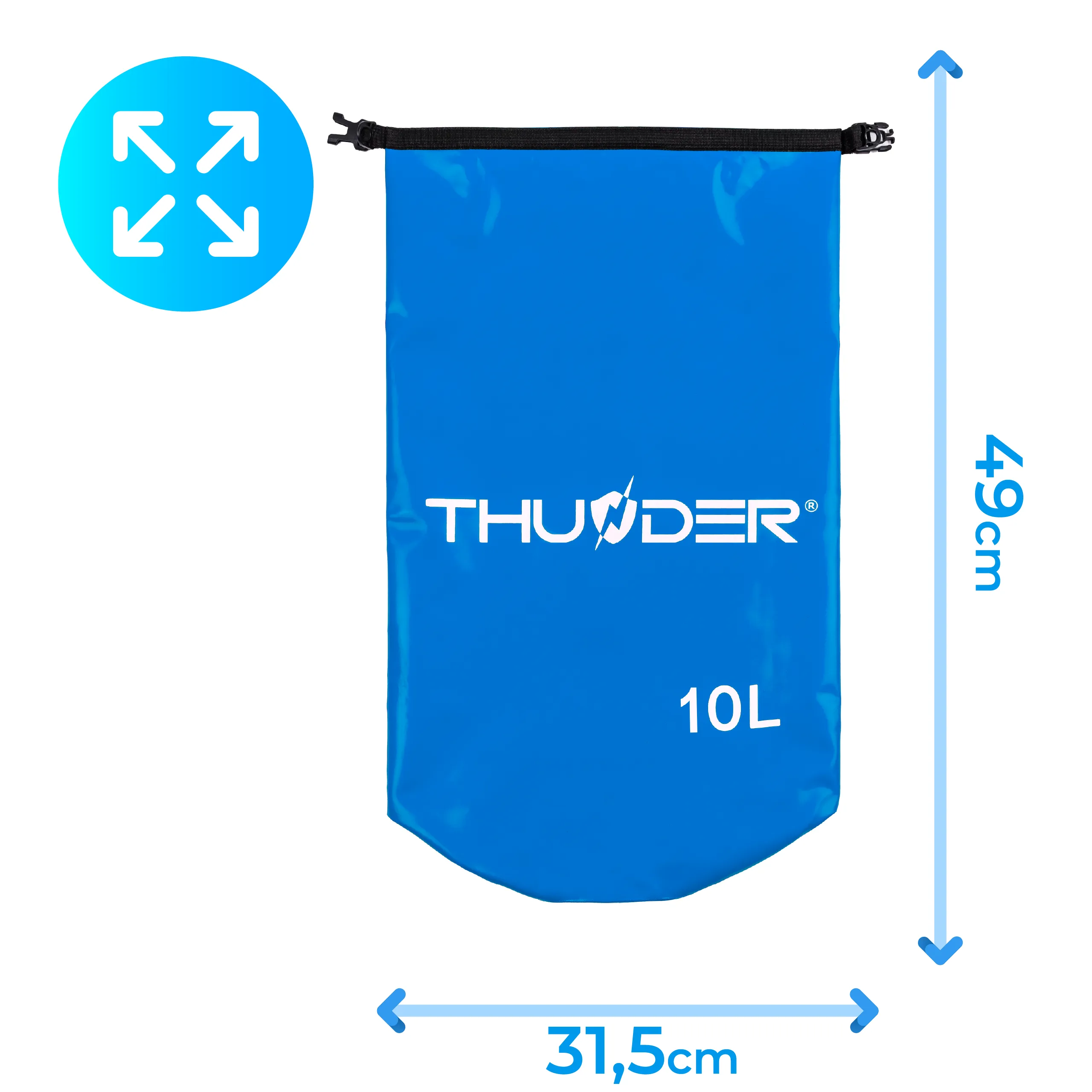 THUNDER vízálló zsák – műszaki adatok