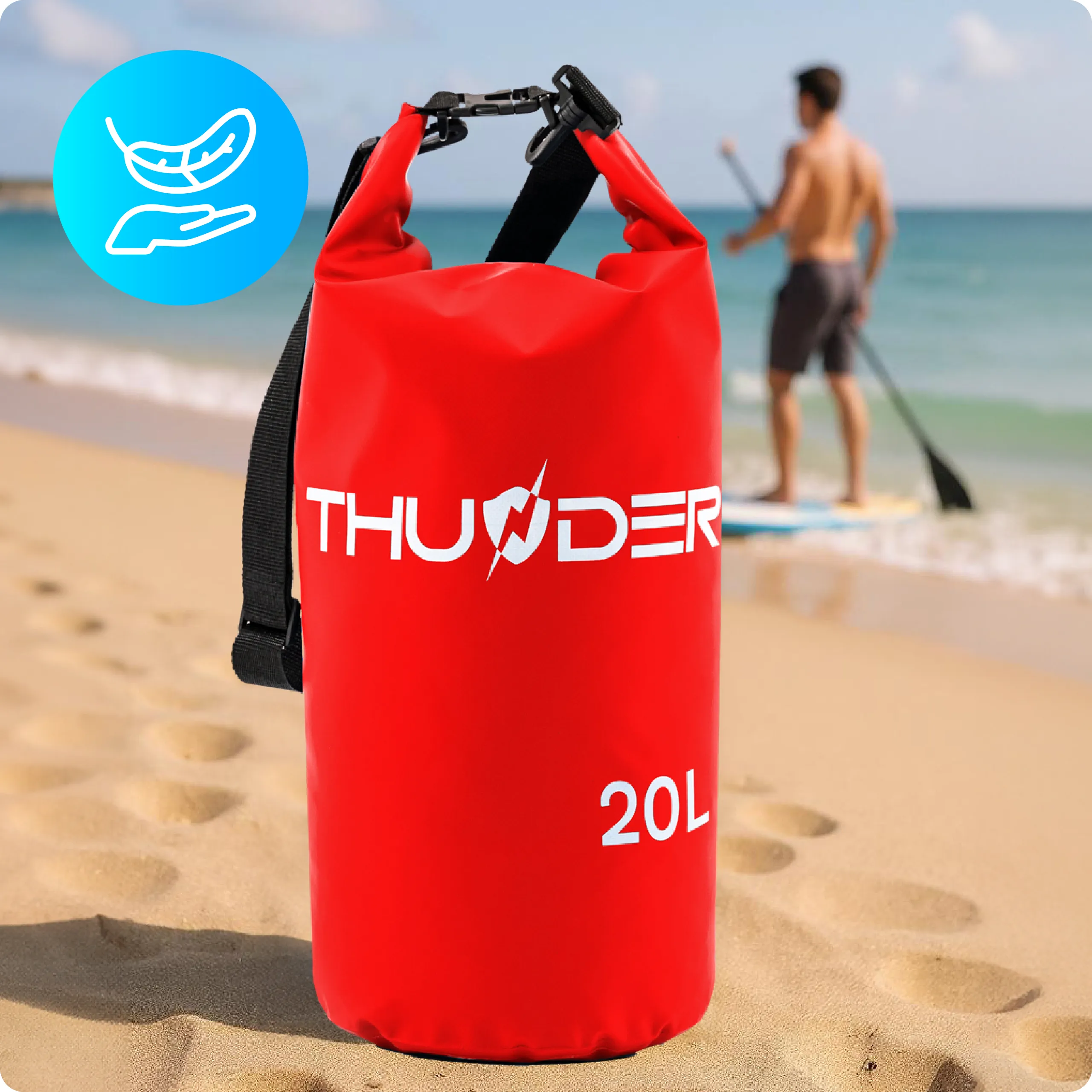 A THUNDER zsák záródása