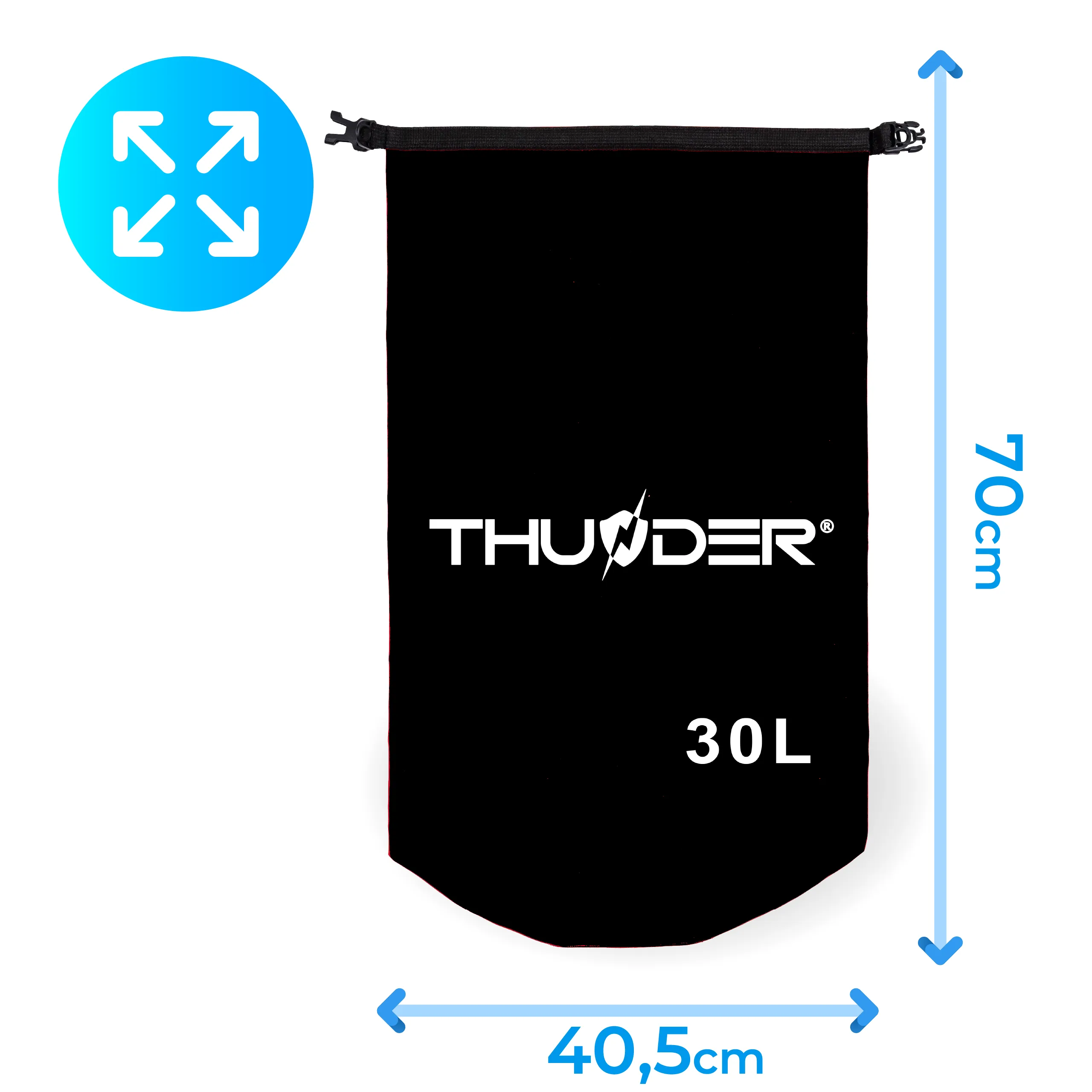 THUNDER vízálló zsák – műszaki adatok
