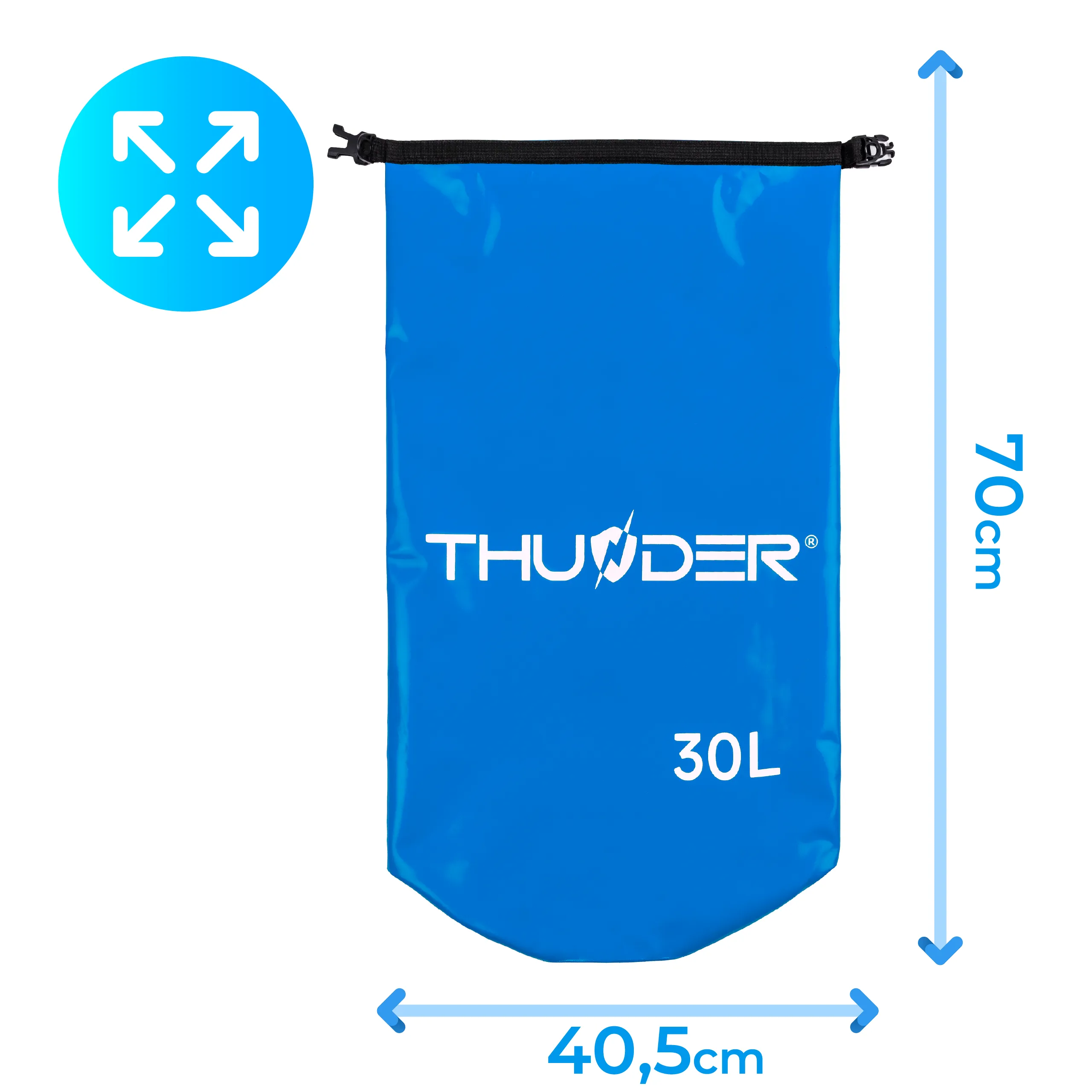 THUNDER vízálló zsák – műszaki adatok