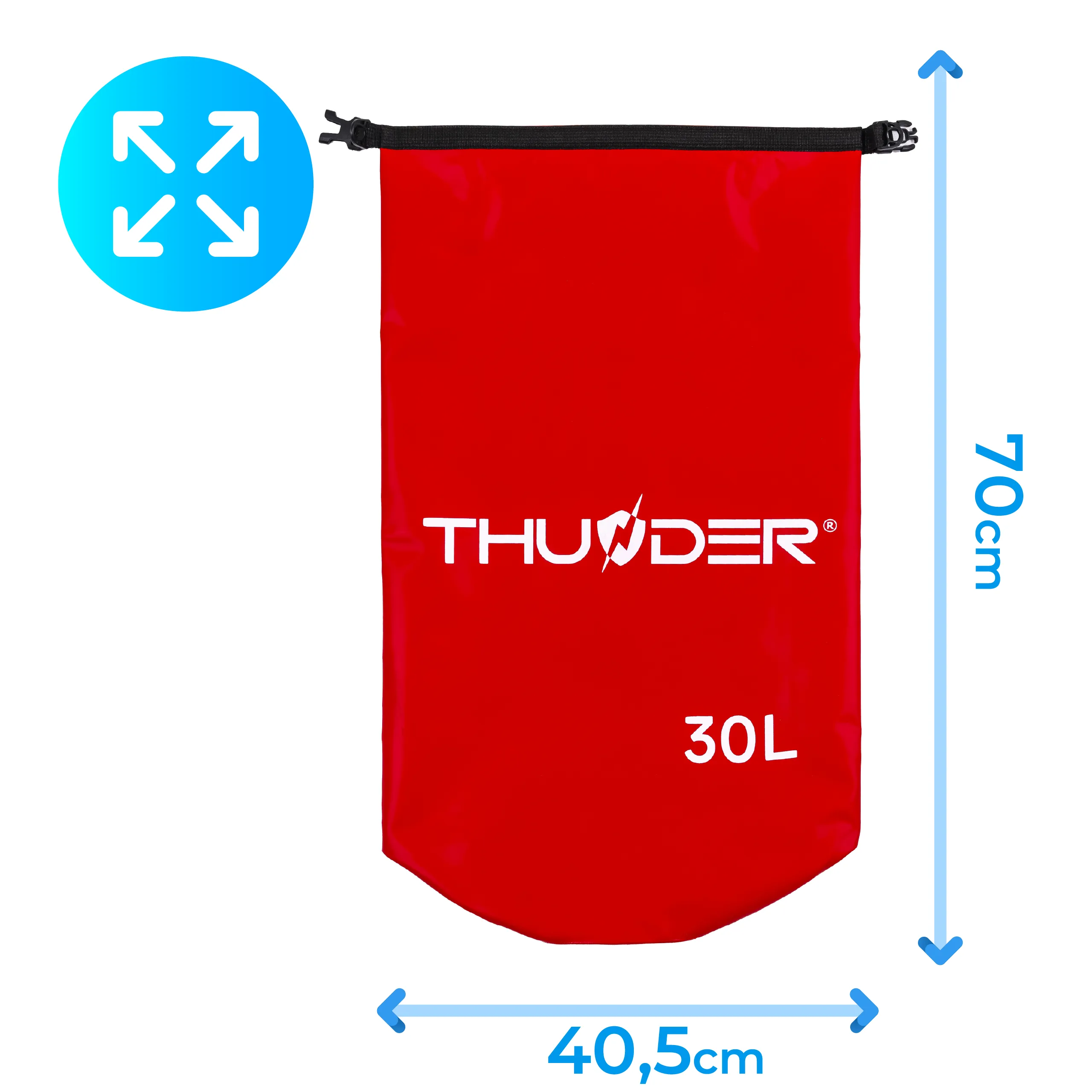 Wodoodporny worek THUNDER - dane techniczne
