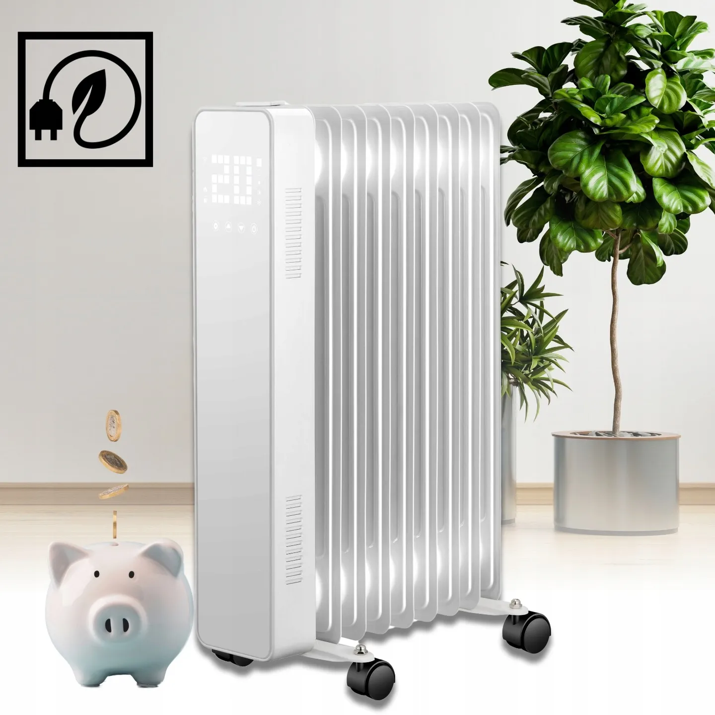 THUNDER SIMPLE-WHITE-2500W energiatakarékos technológia