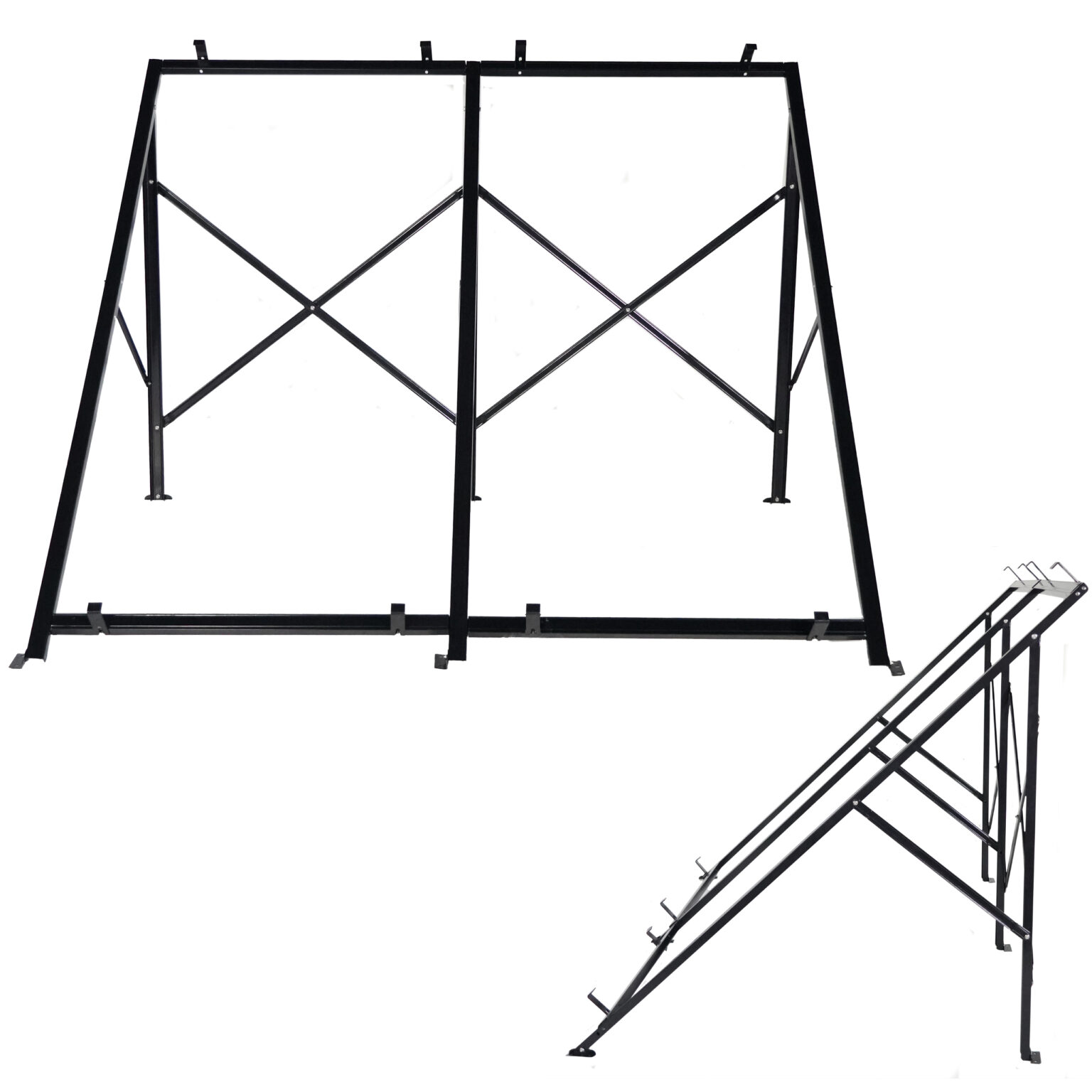 Állvány két THUNDER síkkollektorhoz 2×2,5 m²