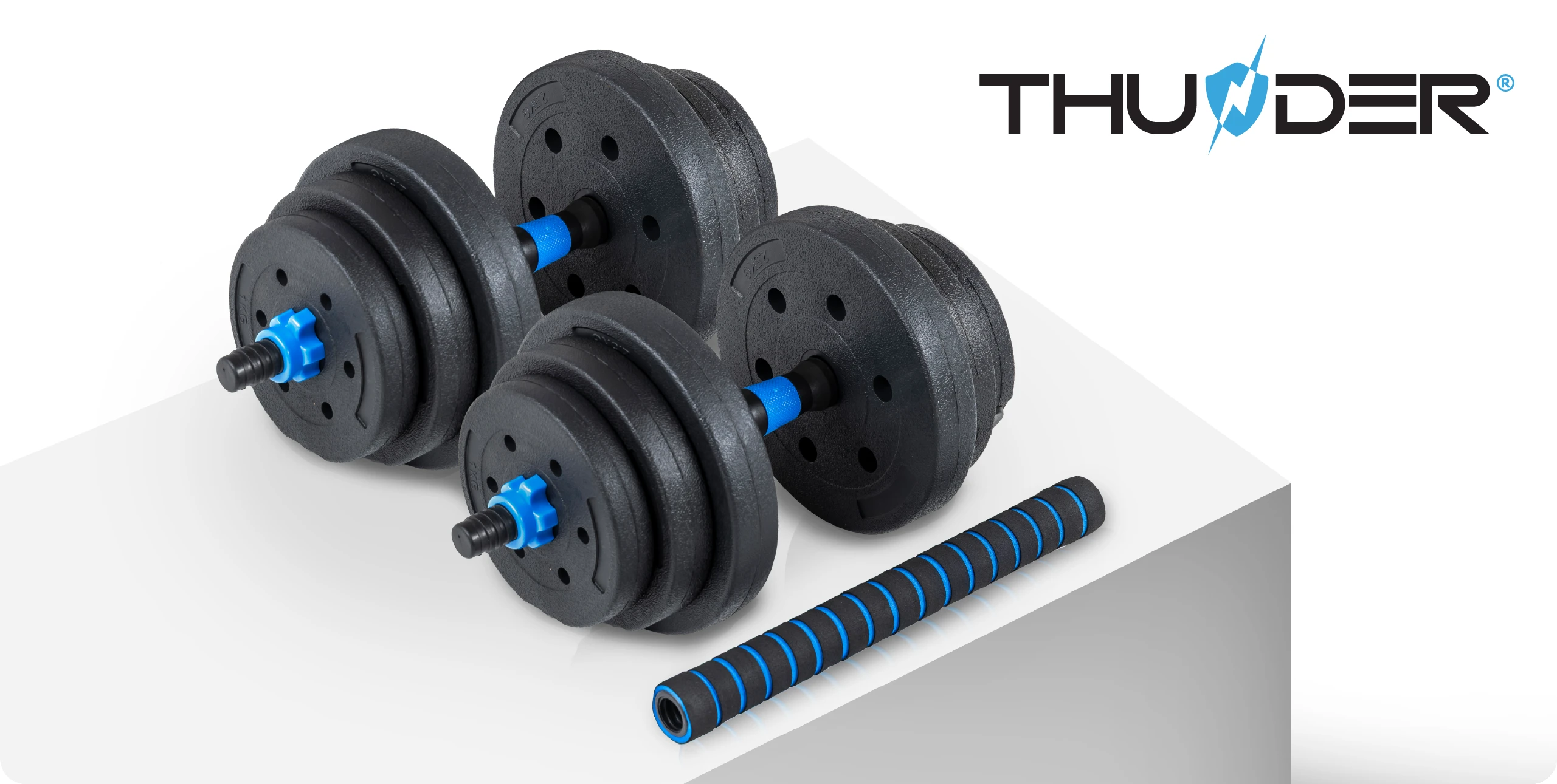 Zestaw hantli regulowanych Thunder GYM-02