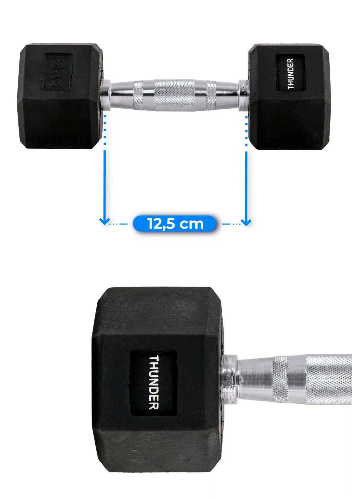 Specyfikacja hantli 5 kg