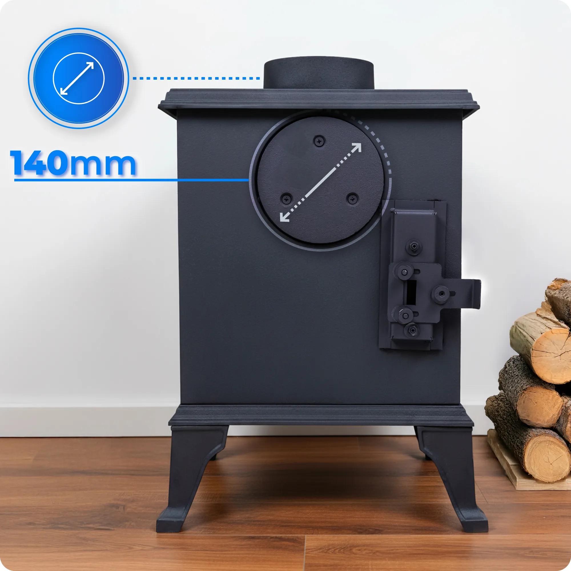 Kényelmes Mitra kályha használat