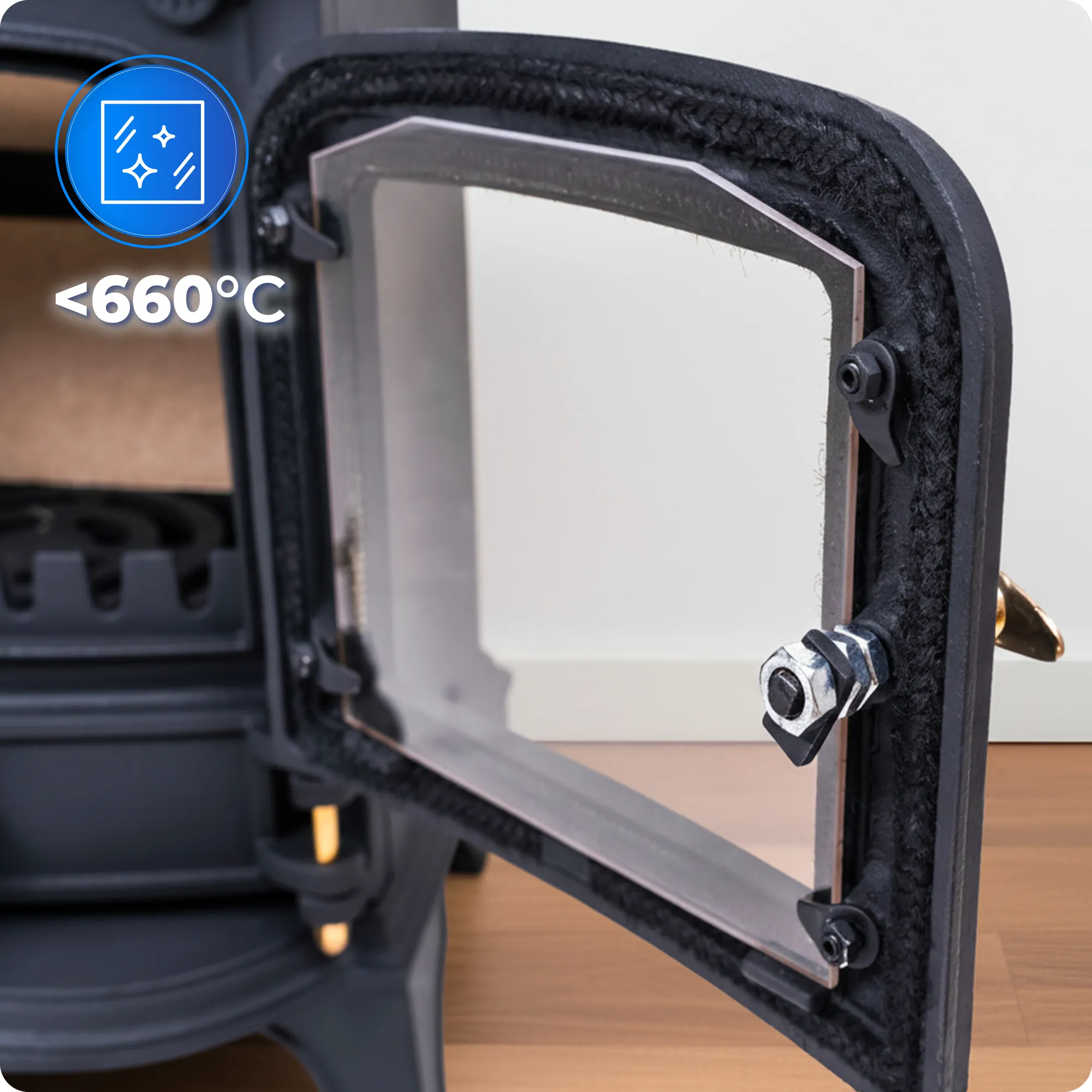 Esztétikus és funkcionális Mitra kályha