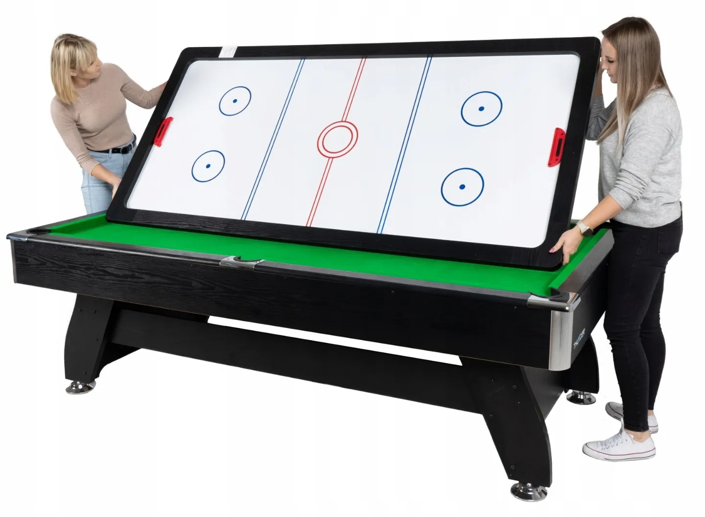 Előnyök BOLD-BLACK-7FT-HOCKEY-PING biliárdasztal