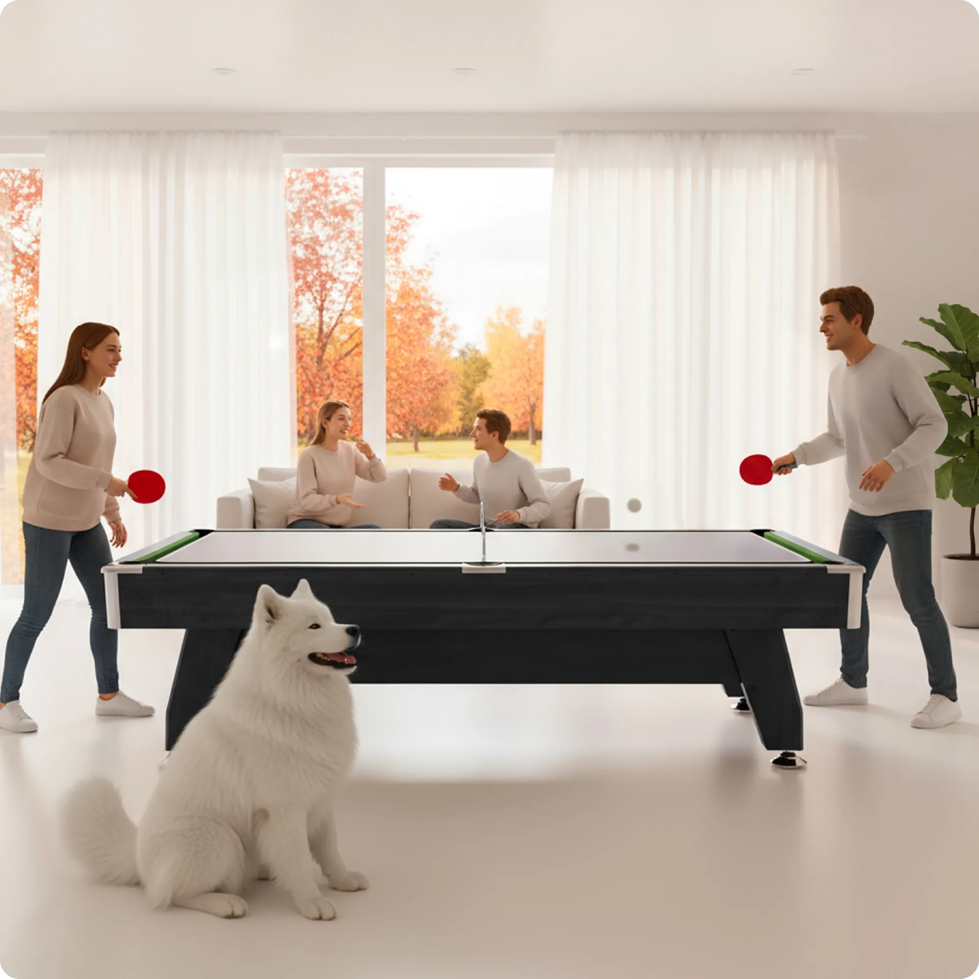 BOLD-BLACK-8FT biliárdasztal előnyei