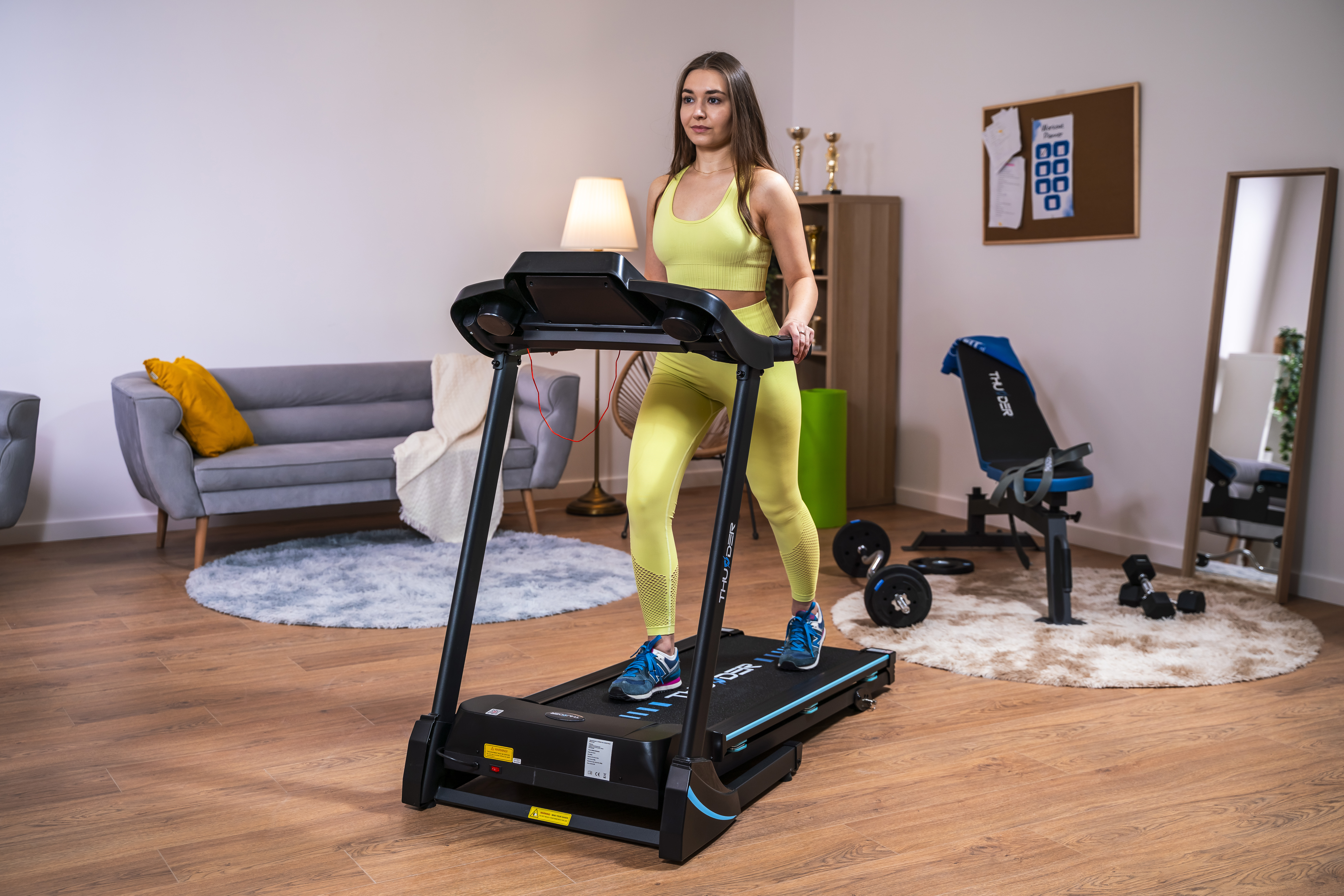Modern otthoni elektromos futópad