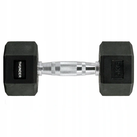 Hatszögletű kézisúlyzó 5 kg THUNDER