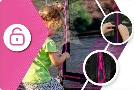 THUNDER INSIDE ULTRA 16FT (488 cm) PINK trambulin