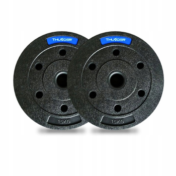 THUNDER bitumen súlyzótárcsa készlet 2x15 kg