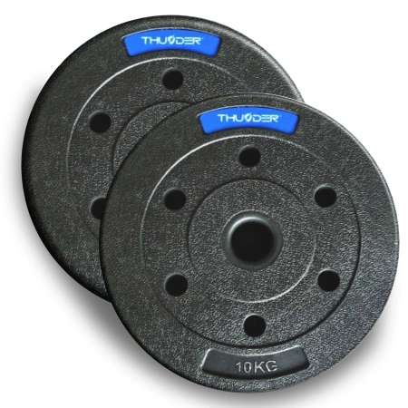 THUNDER bitumen súlyzótárcsa készlet 2x10 kg