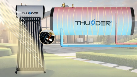 THUNDER 100 L BLACK nyomás alatti kollektor tartállyal