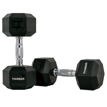 Hatszögletű kézisúlyzó 12,5 kg THUNDER