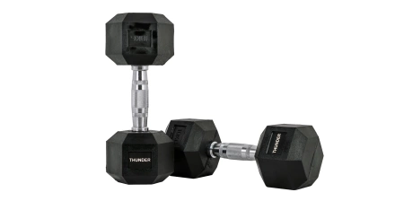 Hatszögletű kézisúlyzó 10 kg THUNDER