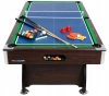 THUNDER biliárdasztal 7FT - BOLD-BROWN - cymball/ping pong borítással