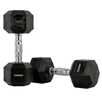 Hatszögletű kézisúlyzó 10 kg THUNDER