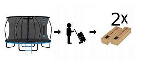 THUNDER INSIDE ULTRA 12FT (366 cm) KÉK trambulin