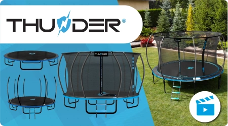 THUNDER INSIDE ULTRA 16FT (488 cm) KÉK trambulin