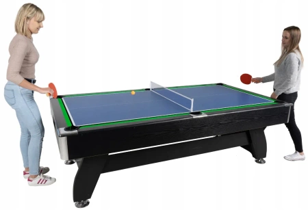 THUNDER biliárdasztal cintányérral/pingpong borítással 8FT - BOLD-BROWN