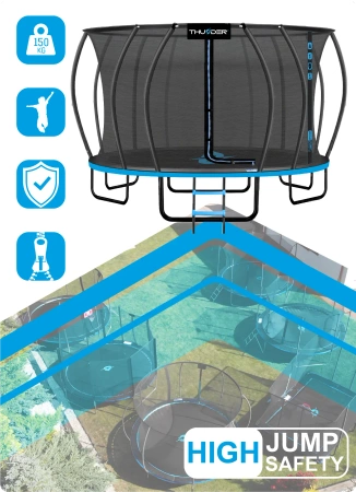 THUNDER INSIDE ULTRA 16FT (488 cm) KÉK trambulin