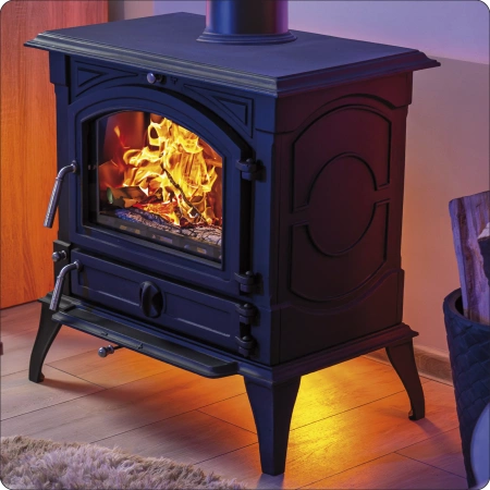 Öntöttvas fatüzelésű kályha WESTA 17 kW