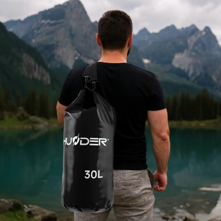 30 literes vízálló zsák fekete THUNDER