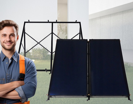 Lapos napkollektor 2x 2m THUNDER