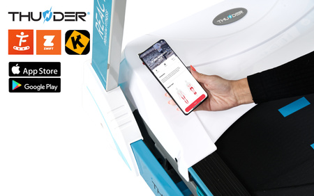 THUNDER REACT-S-WHITE elektromos futópad