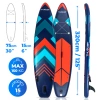 SUP deszka 320cm THUNDER STRIPES