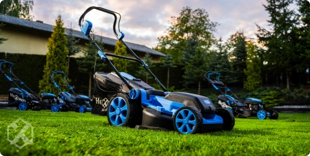 Hexwelt HW-KA-40 40cm 40V 8Ah akkumulátoros fűnyíró