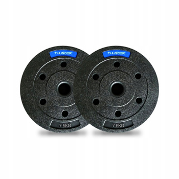 THUNDER bitumen súlyzótárcsa készlet 2x7,5 kg