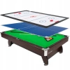THUNDER biliárdasztal cintányérral/pingpong borítással 9FT - BOLD-BROWN
