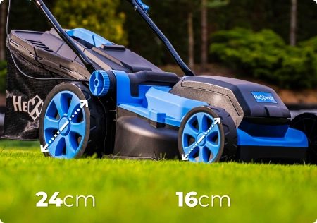 Hexwelt HW-KA-40 40cm 40V 8Ah akkumulátoros fűnyíró