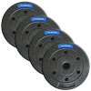 THUNDER bitumen súlyzótárcsa készlet 4x10 kg