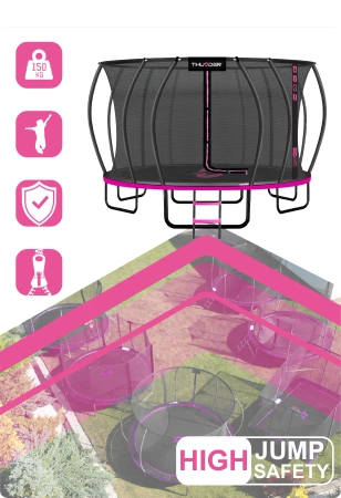 THUNDER INSIDE ULTRA 16FT (488 cm) PINK trambulin