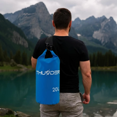 20 literes vízálló zsák kék THUNDER