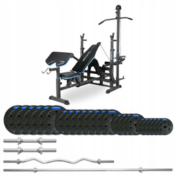 117,5 kg-os testépítő szett VIGOR-C paddal, THUNDER márka, enyhén hajlított EZ-rúddal (előrendelés 17.12)