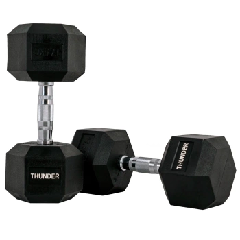 Hatszögletű kézisúlyzó 17,5 kg THUNDER