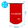 30 literes vízálló zsák piros THUNDER