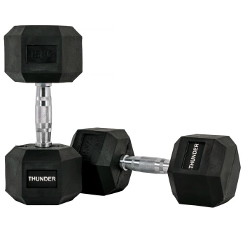 Hatszögletű kézisúlyzó 15 kg THUNDER