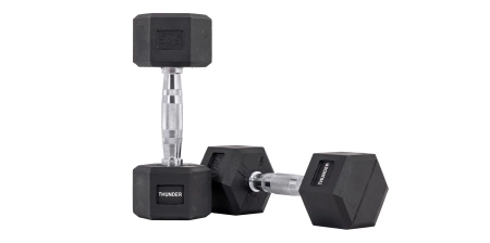 Hatszögletű kézisúlyzó 5 kg THUNDER