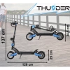 THUNDER ZEST 1600W 52V 14Ah elektromos roller