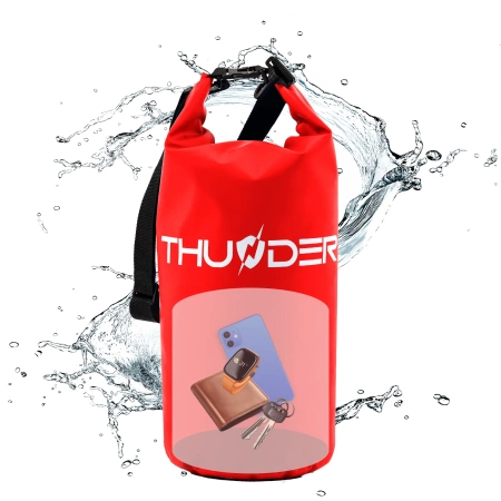 20 literes vízálló zsák piros THUNDER