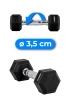 Hatszögletű kézisúlyzó 2,5 kg THUNDER