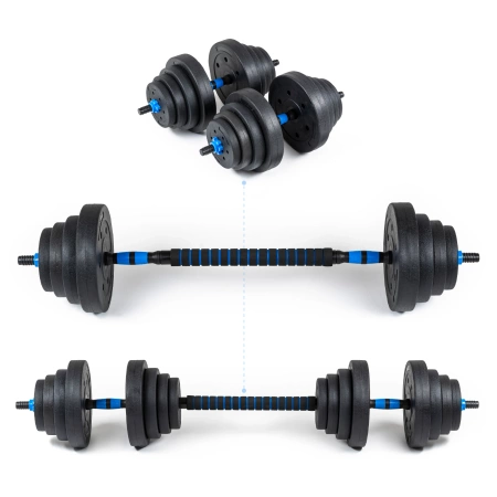 GYM-03 2x20 kg-os állítható bitumenes súlyzók  (előrendelés 21.11)